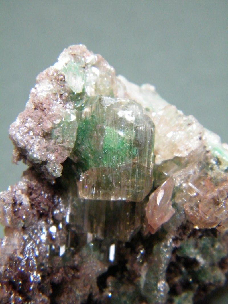 Cerussite over Malachite
31mm x 34mm x 18mm
(Autor: Heimo Hellwig)