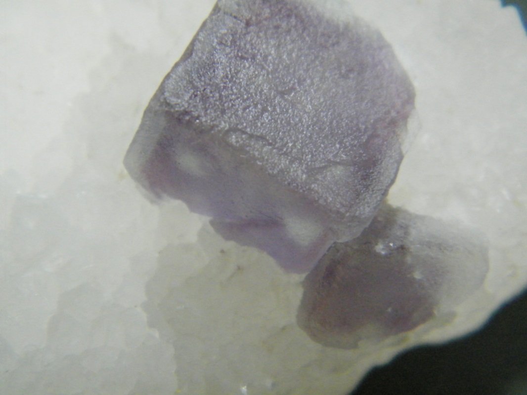 Fluorite on Quartz
81mm x 48mm x 23mm
(Autor: Heimo Hellwig)