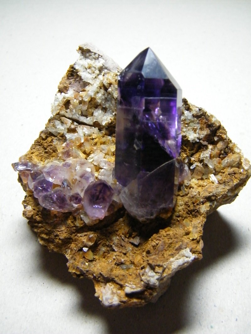 Quartz (variety amethyst)
83mm x 97mm x 60mm
(Autor: Heimo Hellwig)