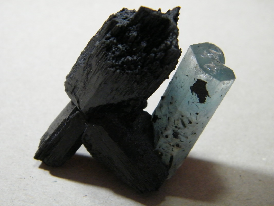 Beryl (var. aquamarine) on Schorl
45x50mm
(Autor: Heimo Hellwig)