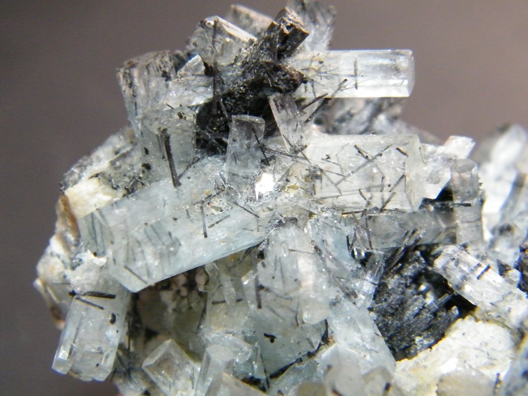 Beryl (variety aquamarine) and Schorl
112mm x 60mm x 43mm
(Autor: Heimo Hellwig)