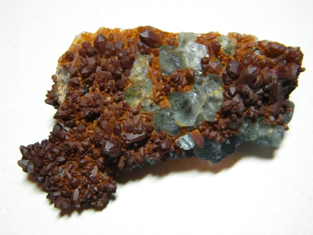 Quartz and Fluorite
100x60mm
(Autor: Heimo Hellwig)