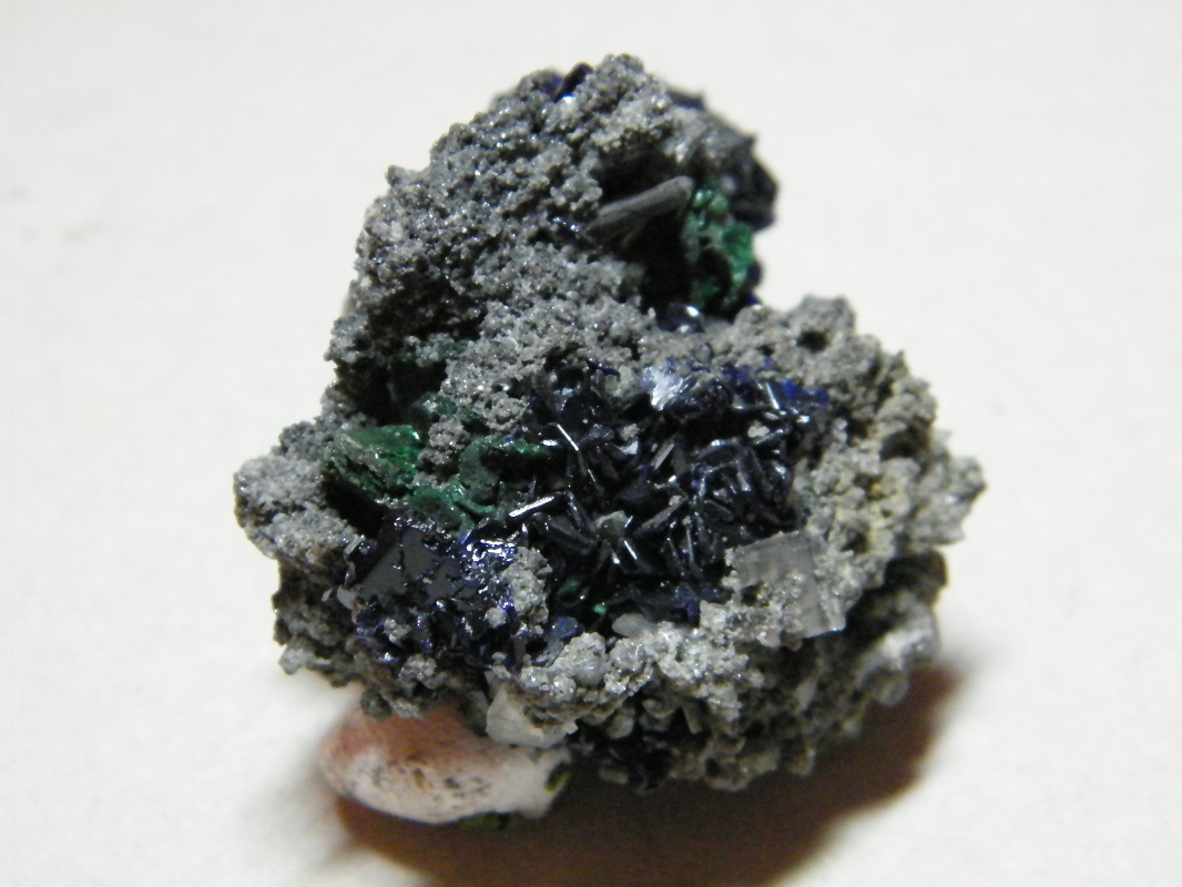 Azurite and Malachite
40x40mm
(Autor: Heimo Hellwig)