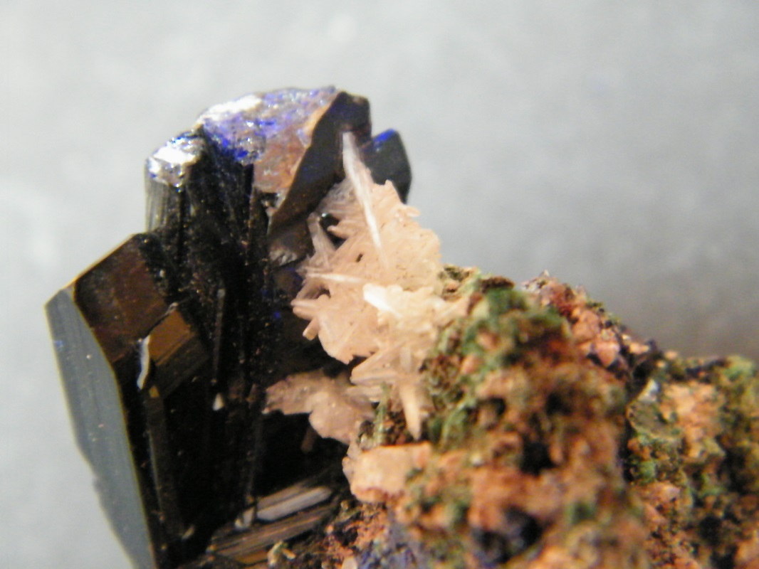 Azurite and Cerussite
40x30x30mm
(Autor: Heimo Hellwig)