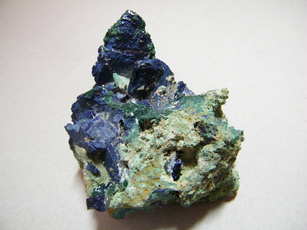 Azurite and Malachite
70x80x40mm
(Autor: Heimo Hellwig)