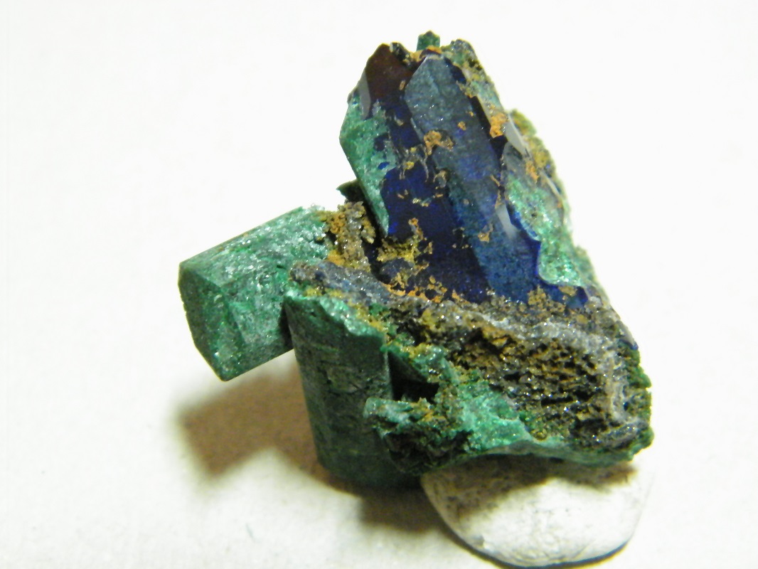 Azurite and Malachite
25x25x25mm
(Autor: Heimo Hellwig)