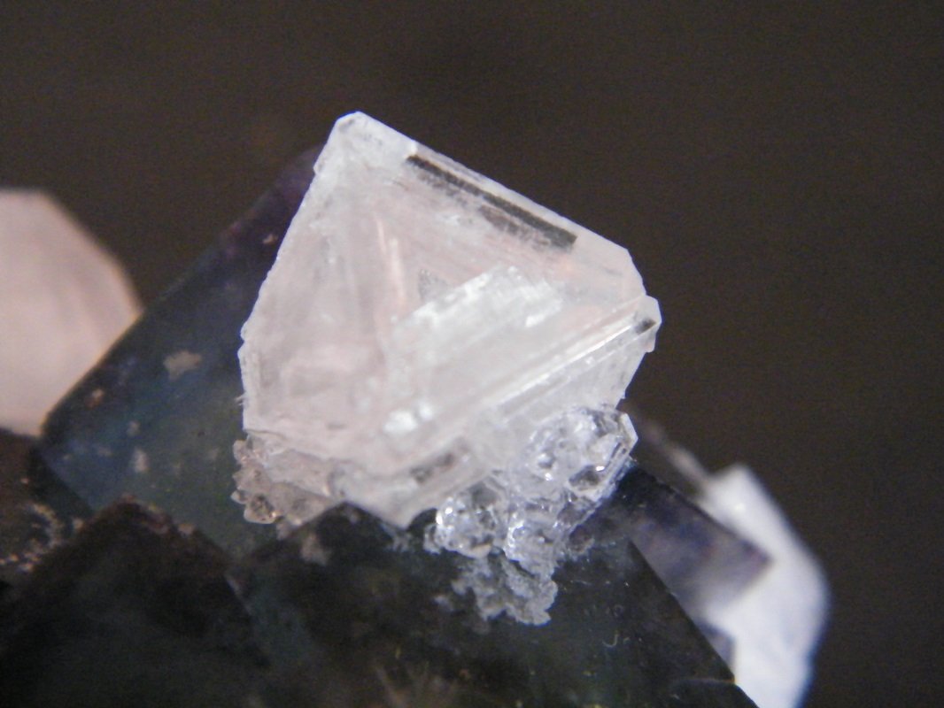 Fluorite, Quartz
90x70x45mm
(Autor: Heimo Hellwig)