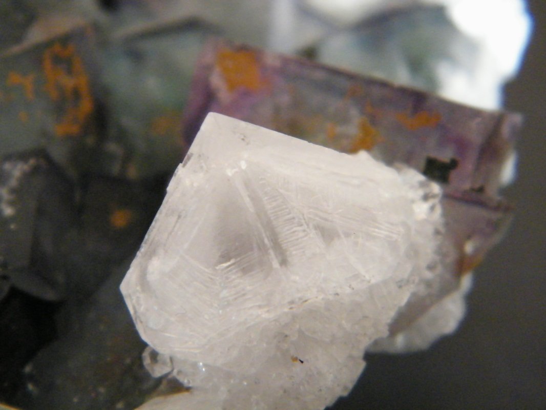 Fluorite, Quartz
90x70x45mm
(Autor: Heimo Hellwig)