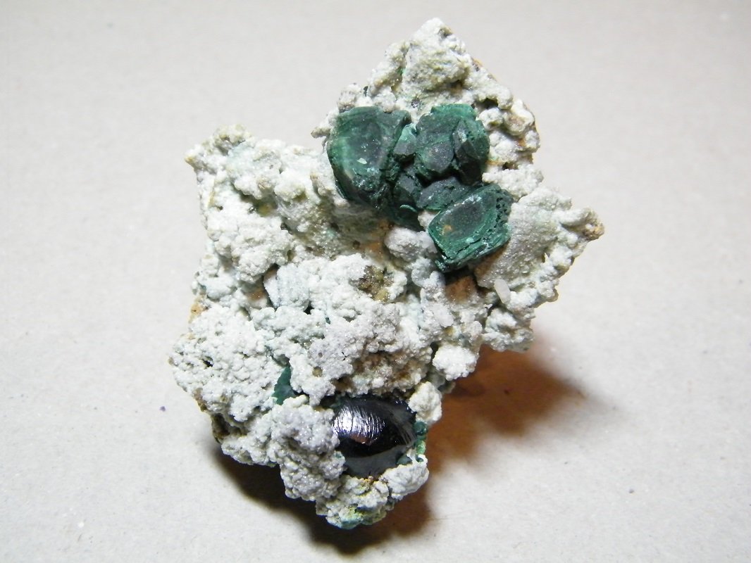 Malachite after Azurite
50mmx60mmx30mm
(Autor: Heimo Hellwig)