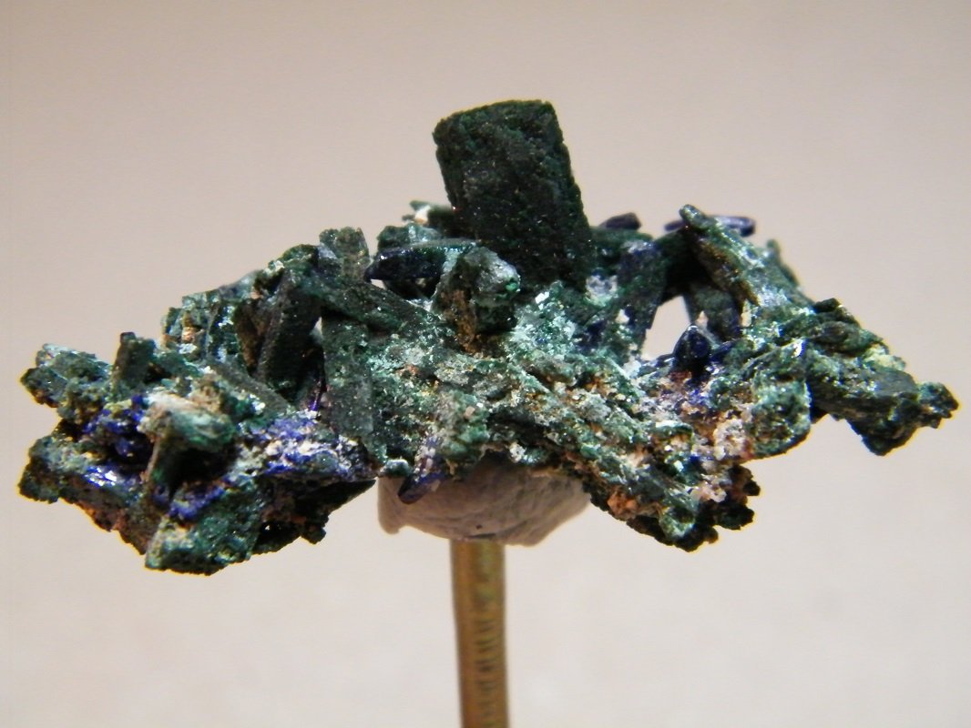 Malachite after Azurite
46mm x 22mm
(Autor: Heimo Hellwig)