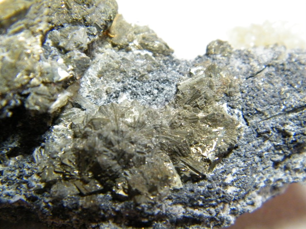 Pyrite and Anglesite
130mm x 50mm x 60mm
(Autor: Heimo Hellwig)