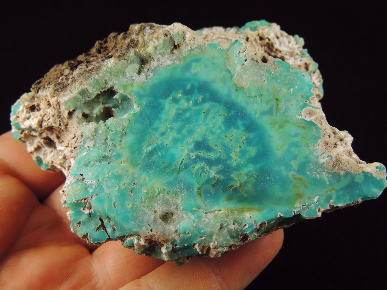 Turquoise
10 x 7.5 x 4.5 centimeters
(Autor: Ricardo Melendez)