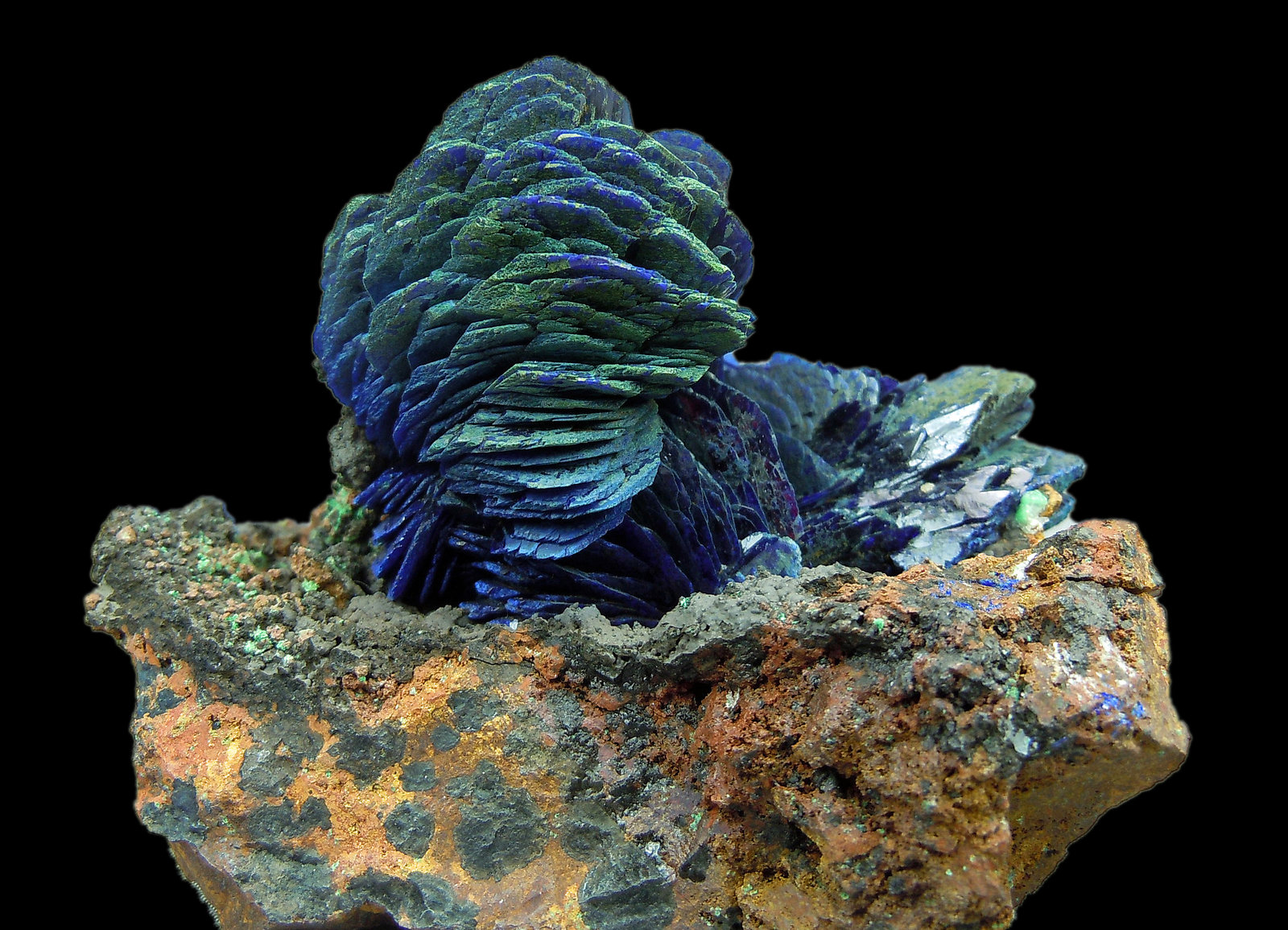 Azurite with Malachite
6.6cm x 5.4cm
(Autor: rweaver)