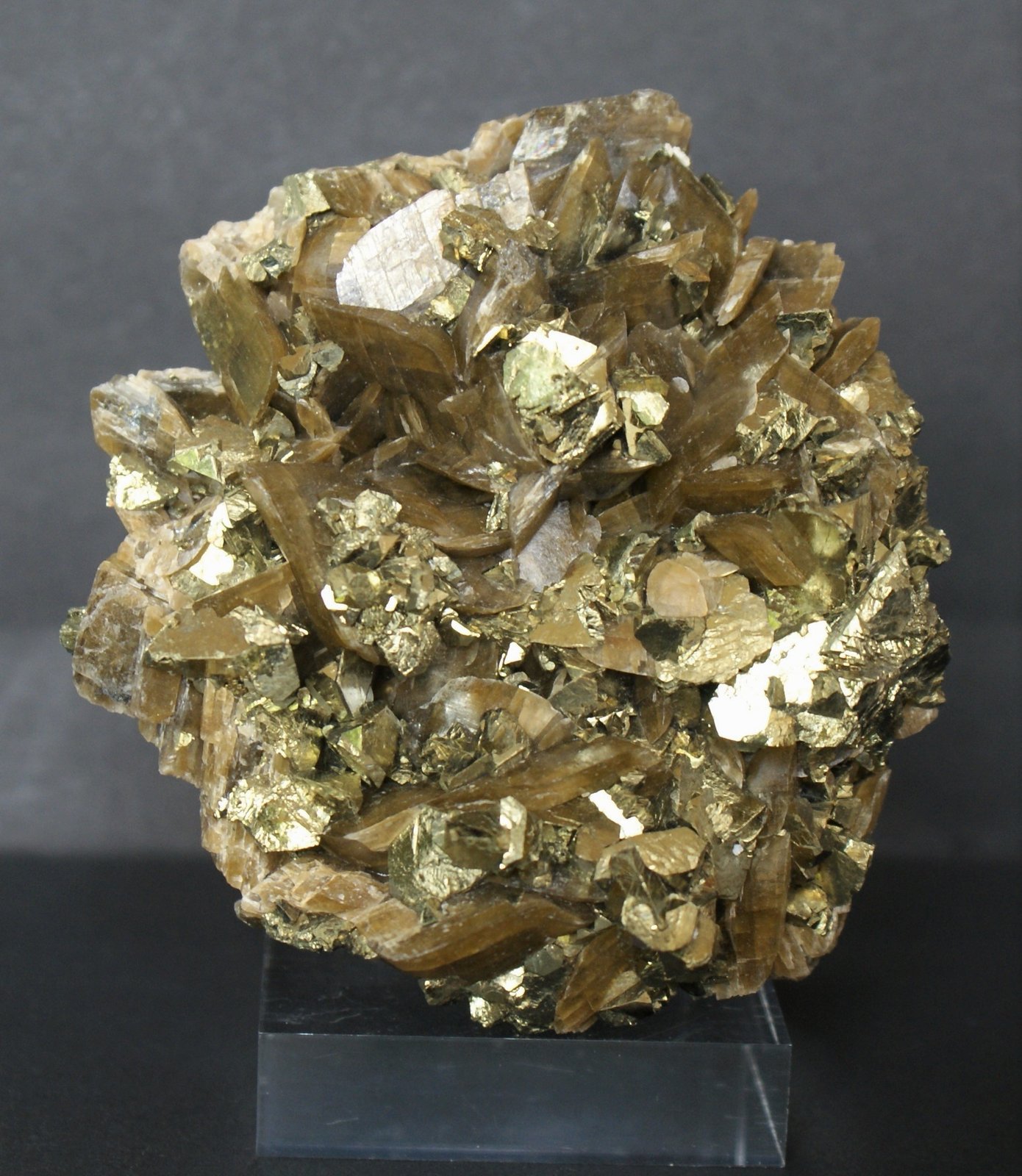 Siderite with Chalcopyrite
80mm x 70mm
(Autor: Philippe Durand)