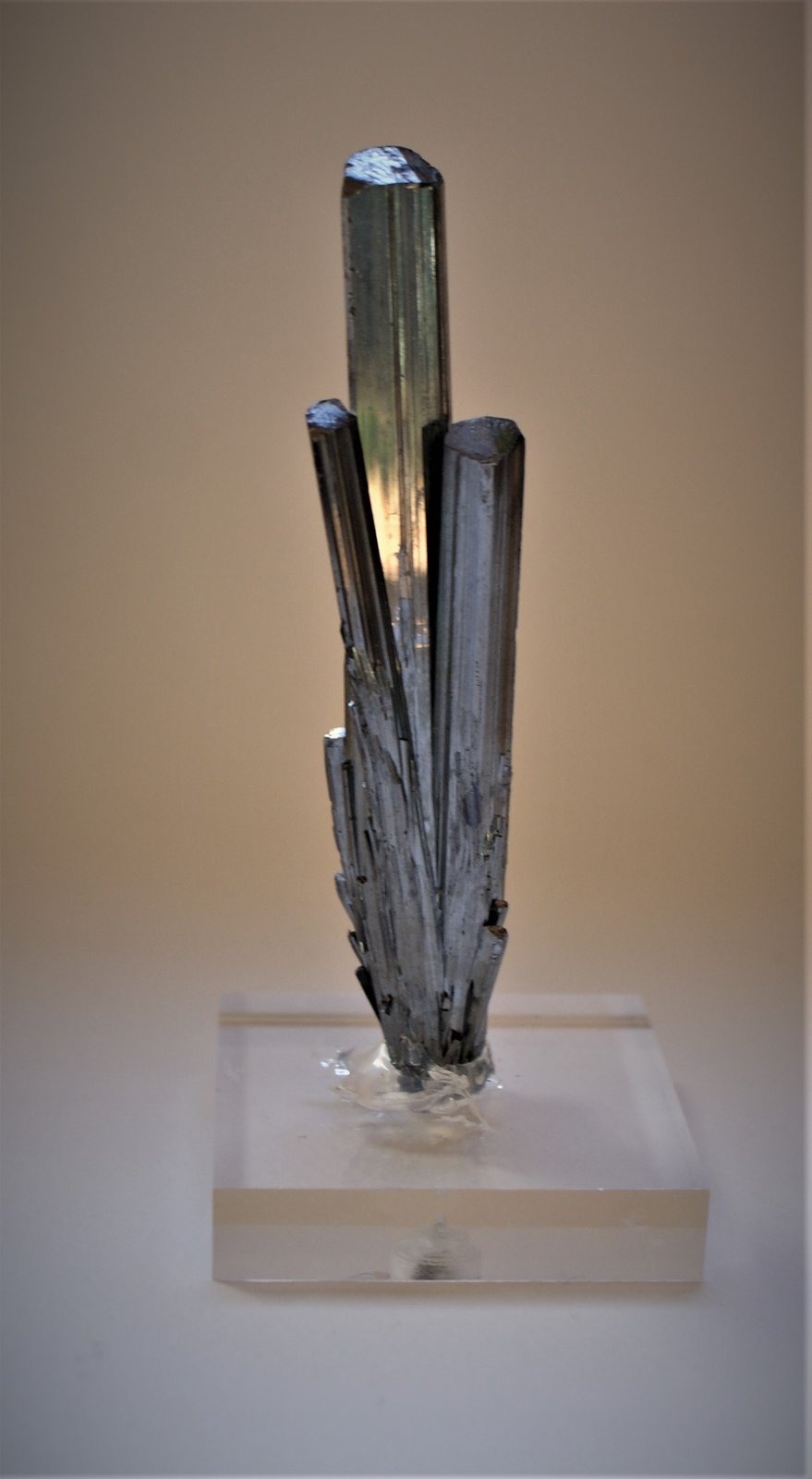 Stibnite
100mm  x 20mm x 20mm
(Autor: Philippe Durand)