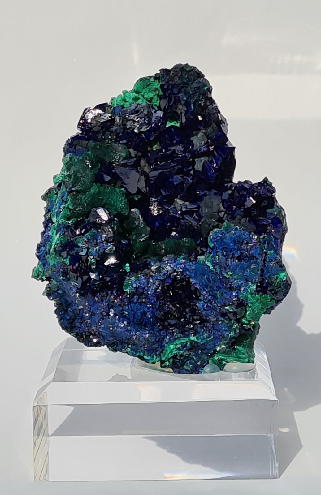 Azurite and Malachite
85mm x 45mm x 70mm
(Autor: Philippe Durand)