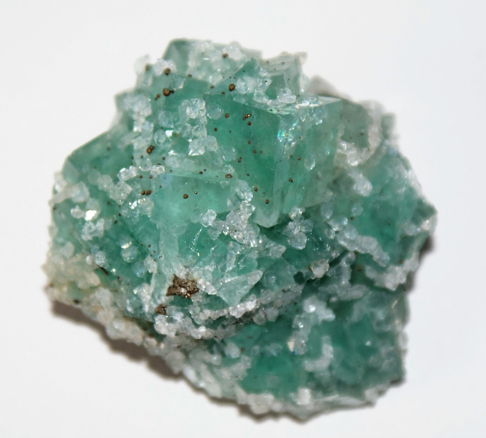 Fluorite and Quartz
55mm x 55mm x 40 mm
(Autor: Philippe Durand)