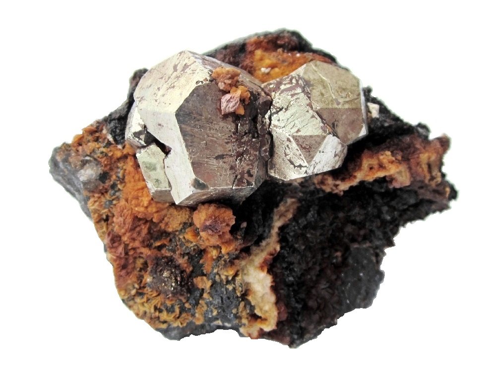 Pyrite
Specimen size 7 cm, largest pyrite 2 cm
(Autor: Tobi)