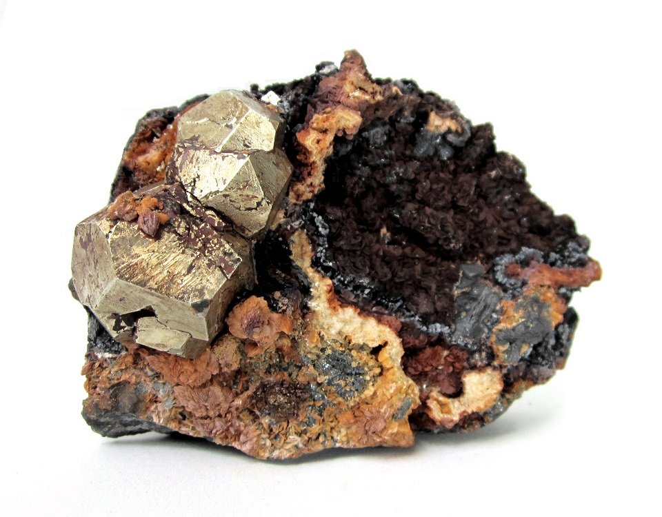 Pyrite
Specimen size 8 cm, largest pyrite 2 cm
(Autor: Tobi)