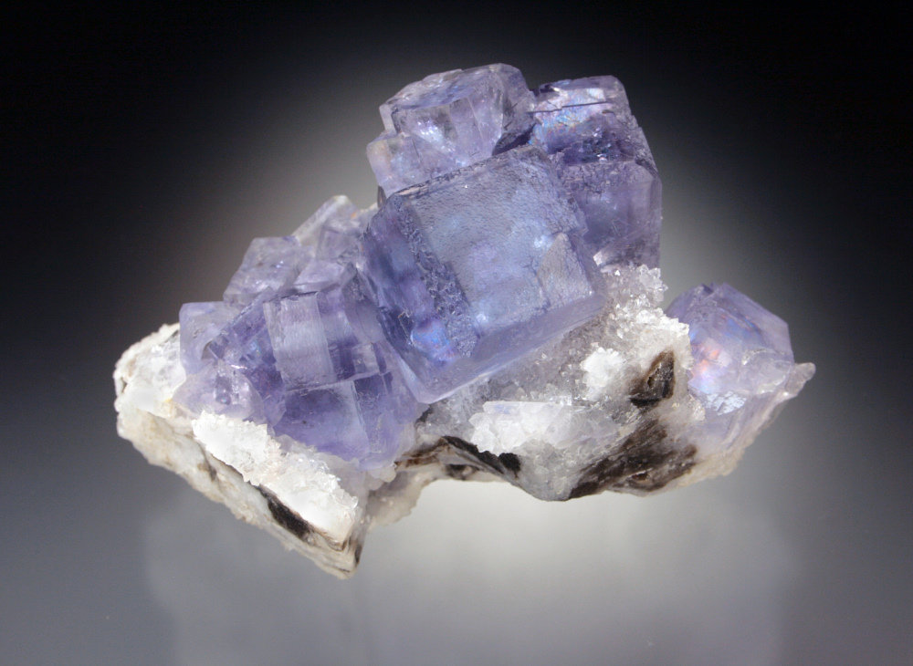 Fluorite, Quartz
8x5x5 cm overall size
(Autor: Jesse Fisher)