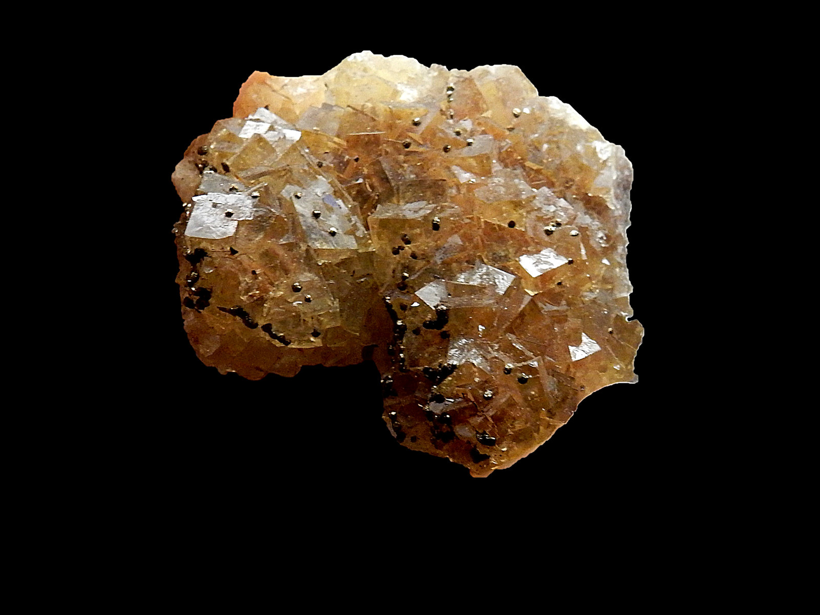 Fluorite and Pyrite
70 mm x 60 mm x 25 mm
(Autor: Dany Mabillard)