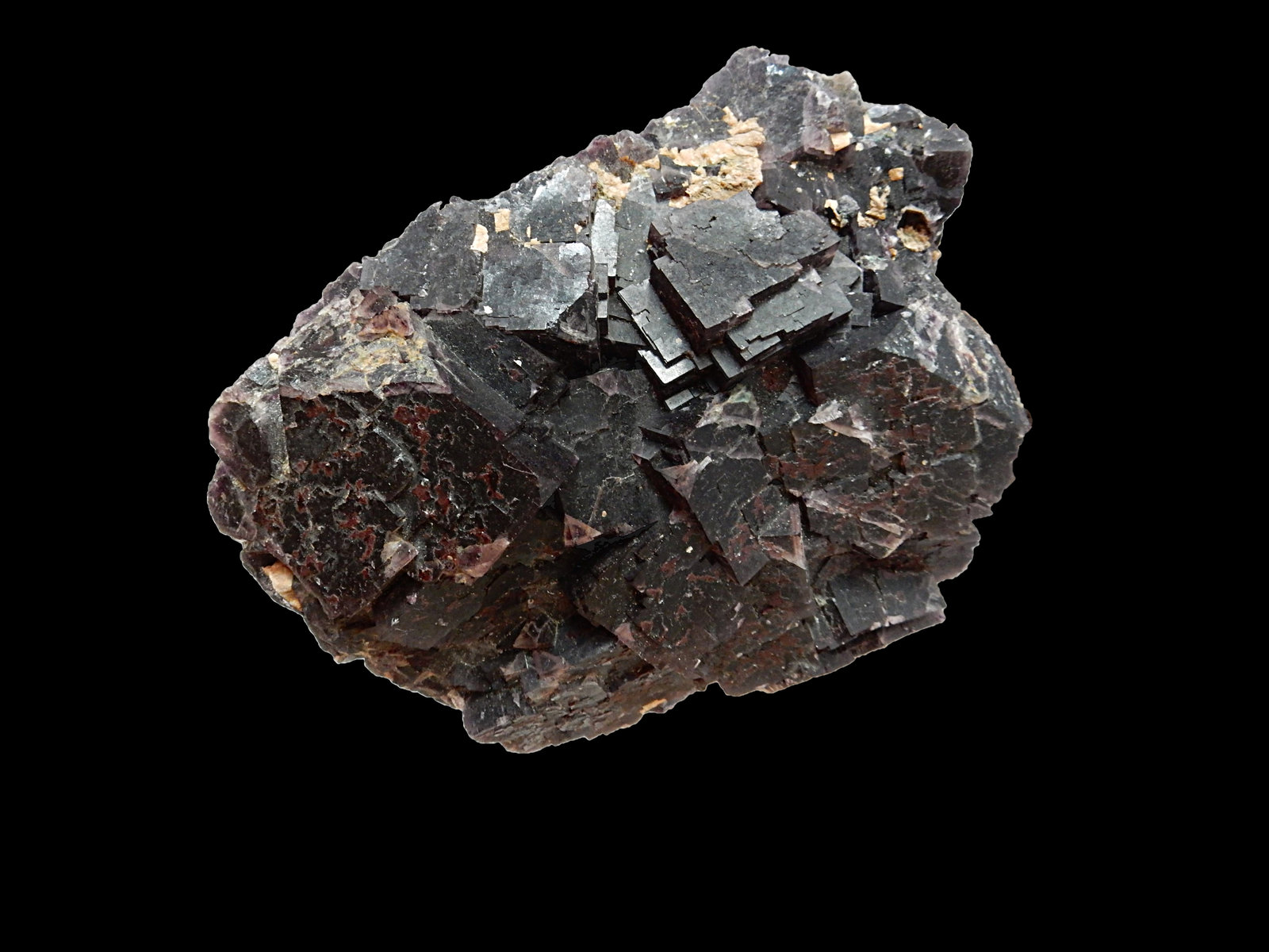 Fluorite (variety antozonite)
200 mm x 200 mm x 80 mm
(Autor: Dany Mabillard)