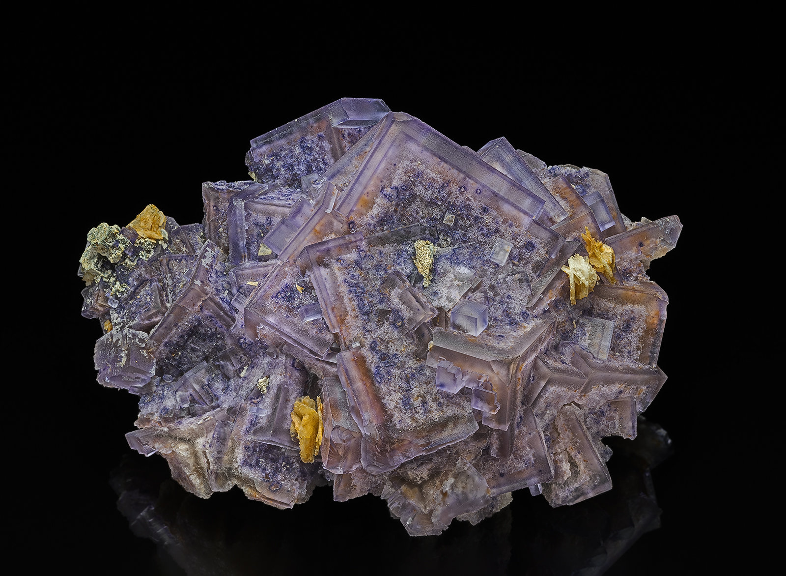 Fluorite, Barite
13.6 x 10.0 cm
(Autor: am mizunaka)