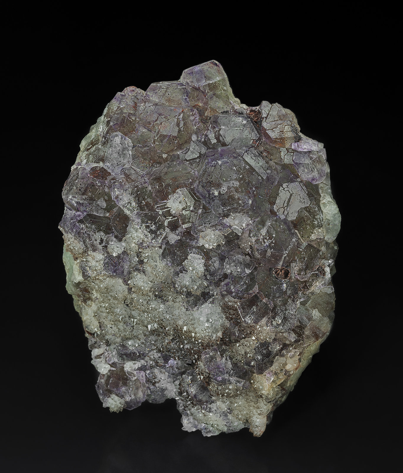 Fluorite, Quartz
7.3 x 5.4 cm
(Autor: am mizunaka)