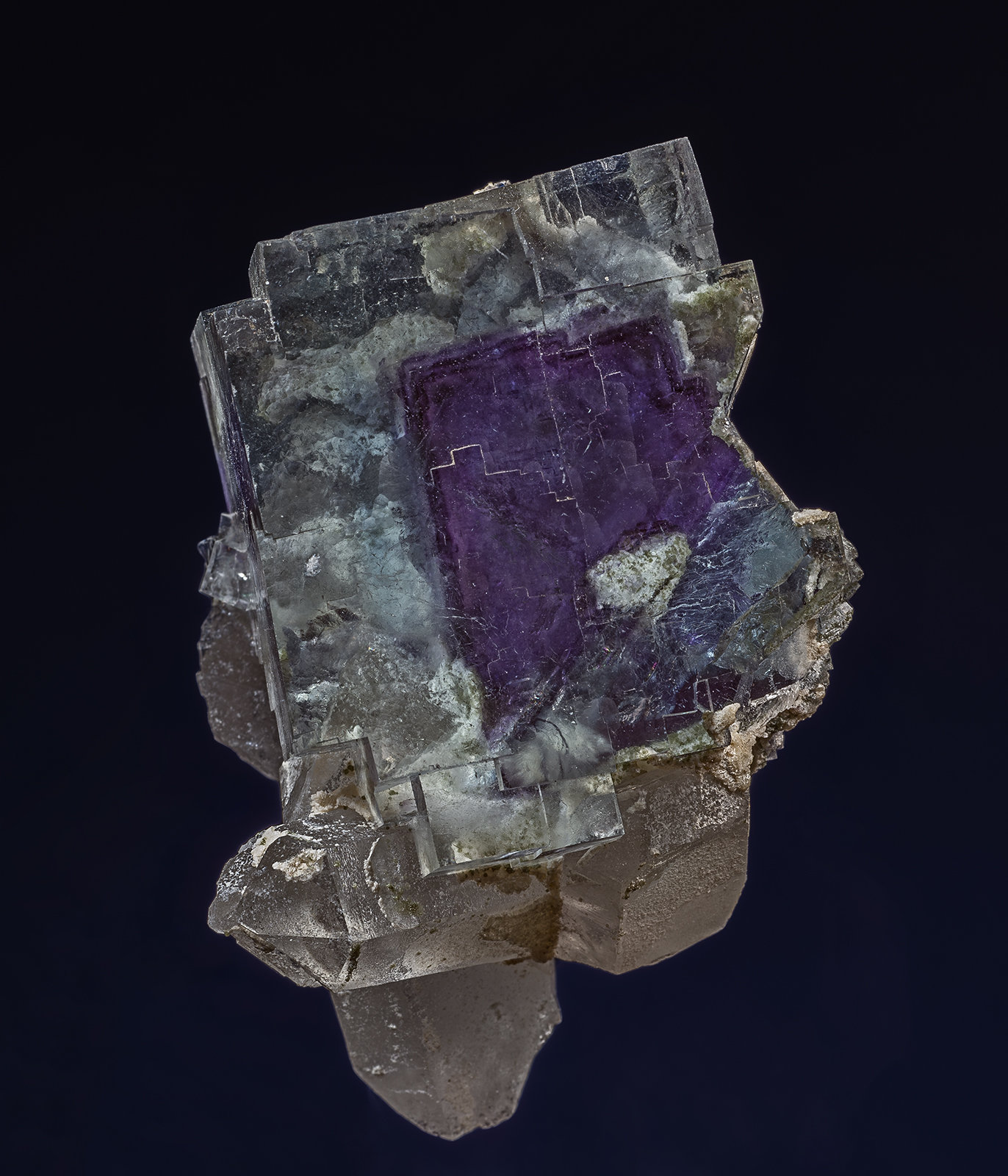 Fluorite, Quartz<br />Dayu Co., Ganzhou