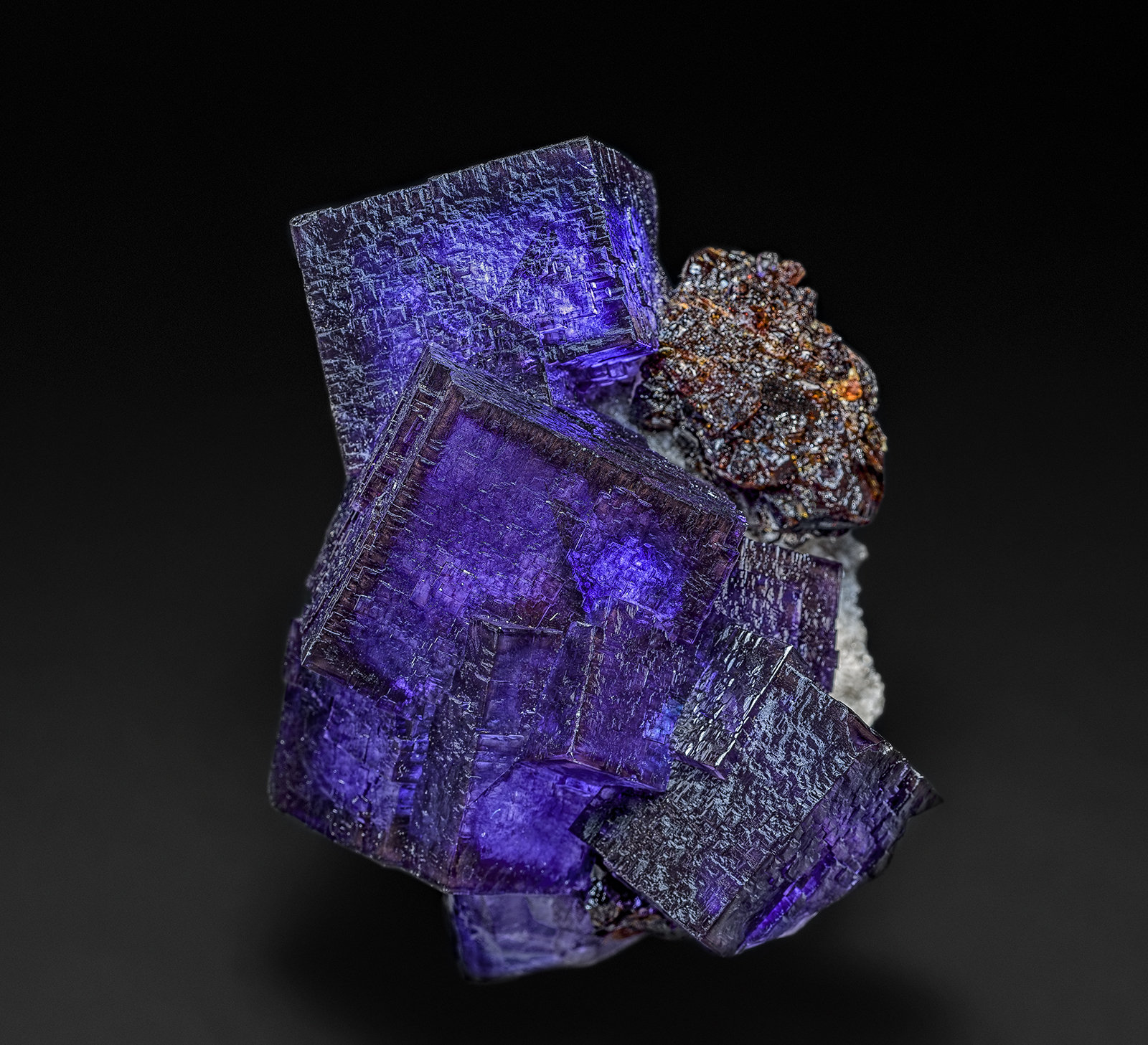 Fluorite, Sphalerite
8.0 x 6.7 cm
(Autor: am mizunaka)