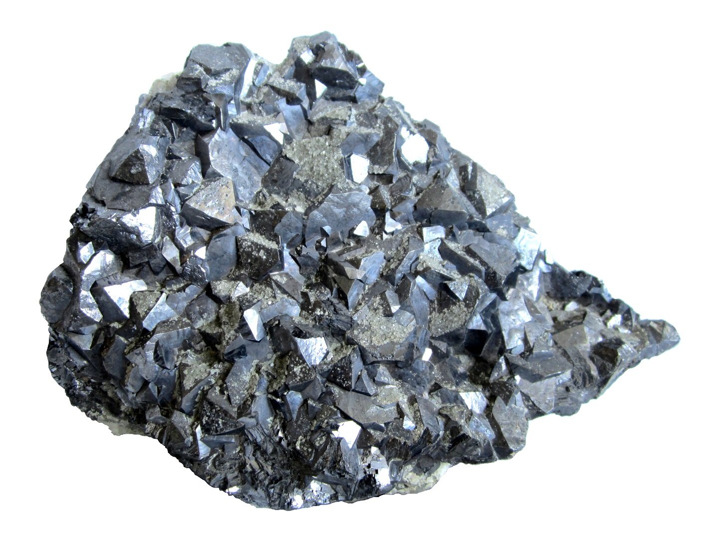 Galena, Fluorite
Specimen size 18 x 14 cm, largest galena crystals ~ 2 cm
(Autor: Tobi)