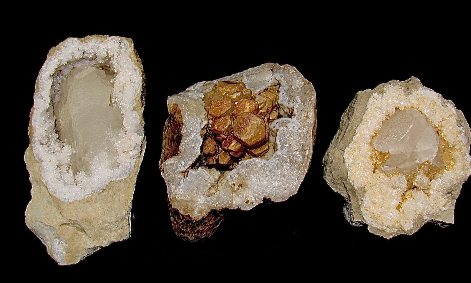Calcite
Calcites from 5 cm to 9 cm
(Autor: Bob Harman)