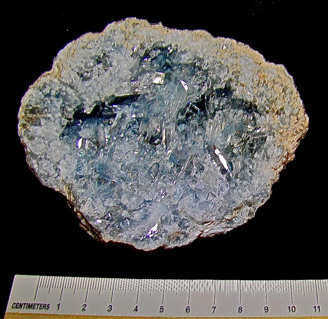 celestine
9 cm
(Autor: Bob Harman)