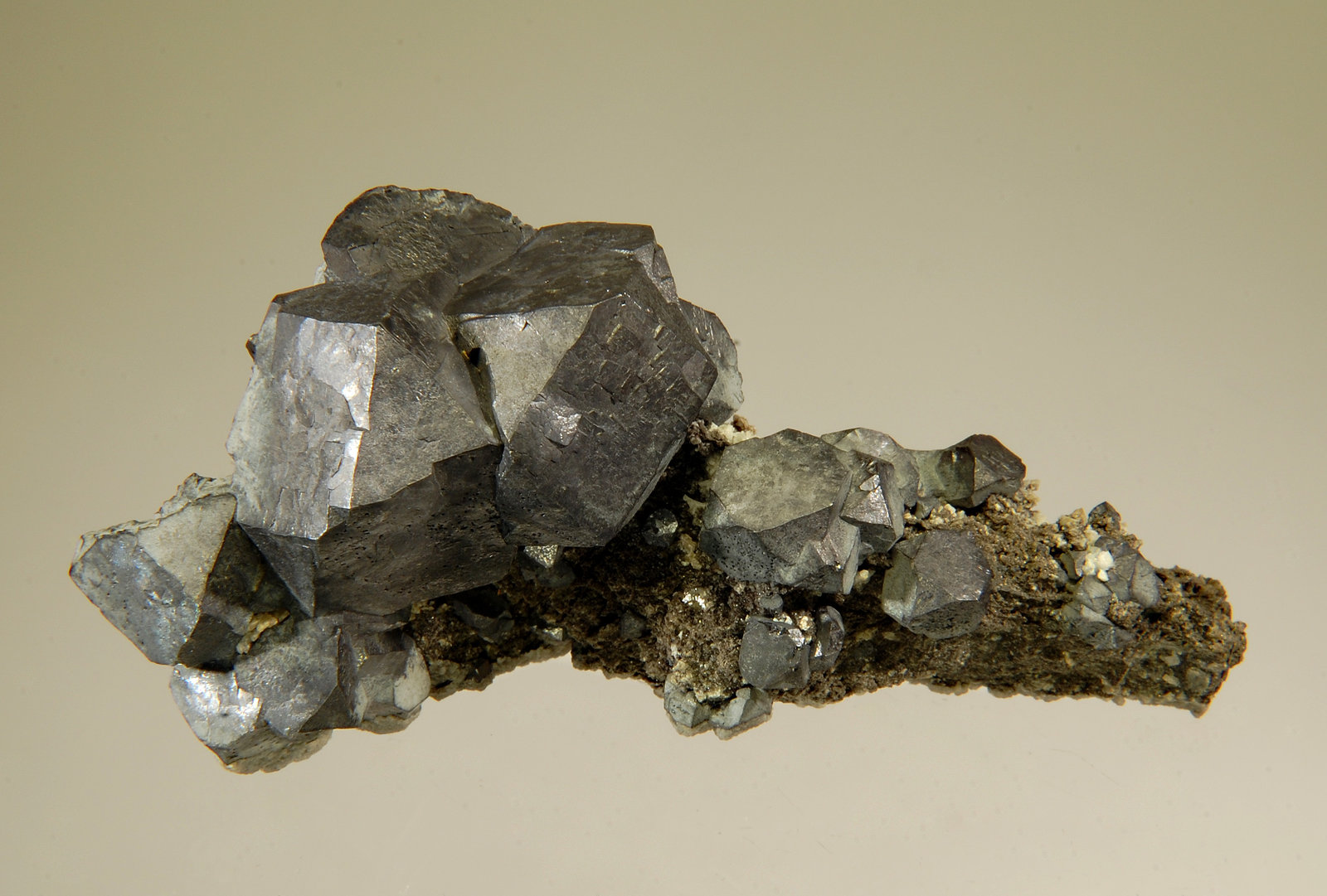 Galena
4.0 x 8.3 cm
(Autor: Michael Shaw)