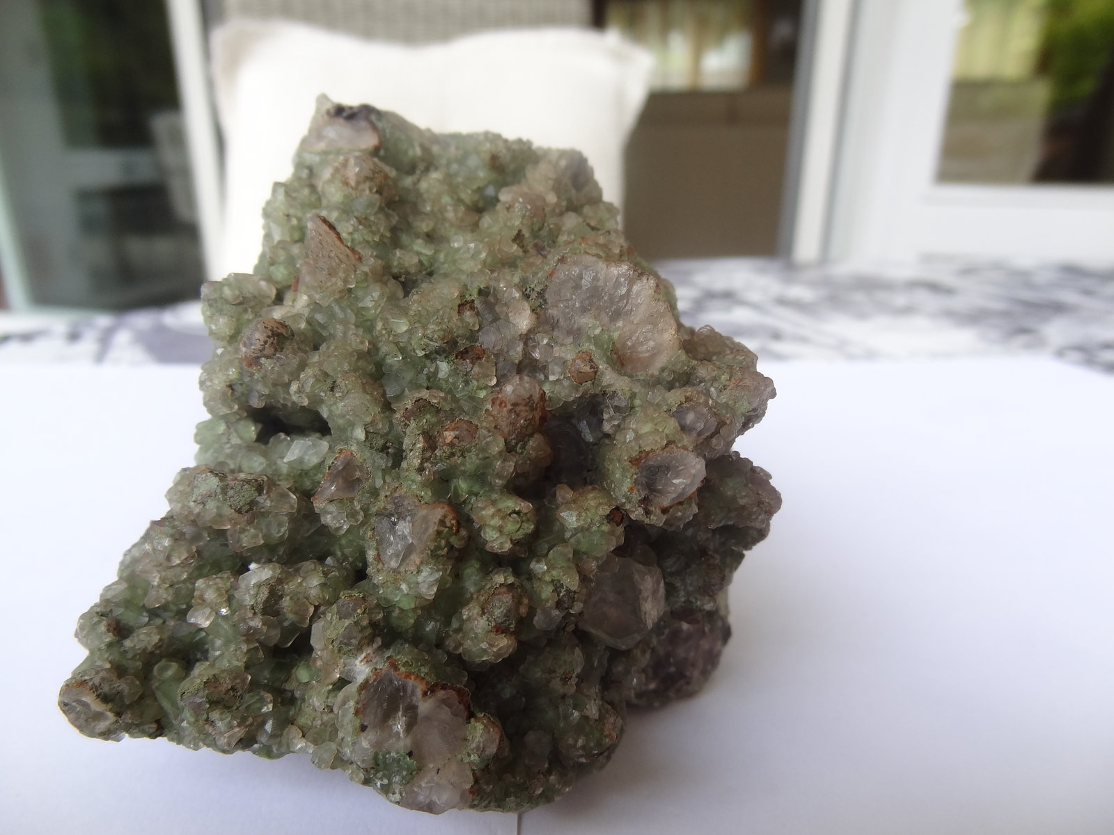 Andradite (variety demantoid)
7x7x7cm
(Autor: Dave van Bladel)