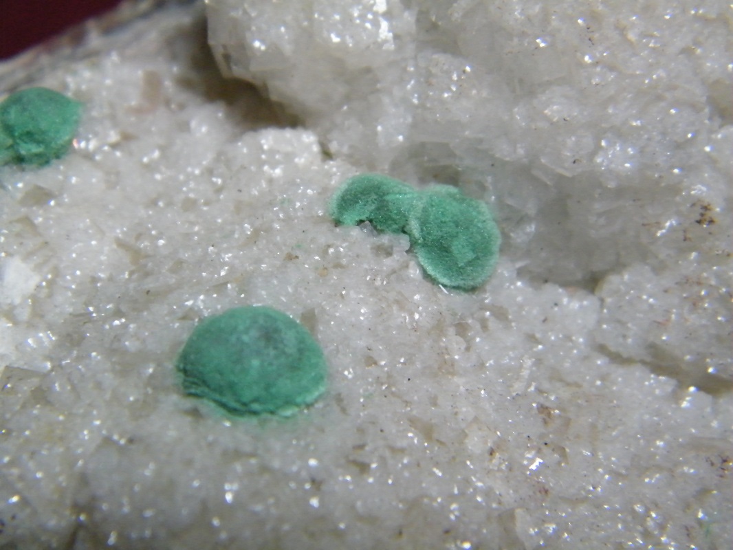 Calcite with Malachite
90x80mm
(Autor: Heimo Hellwig)