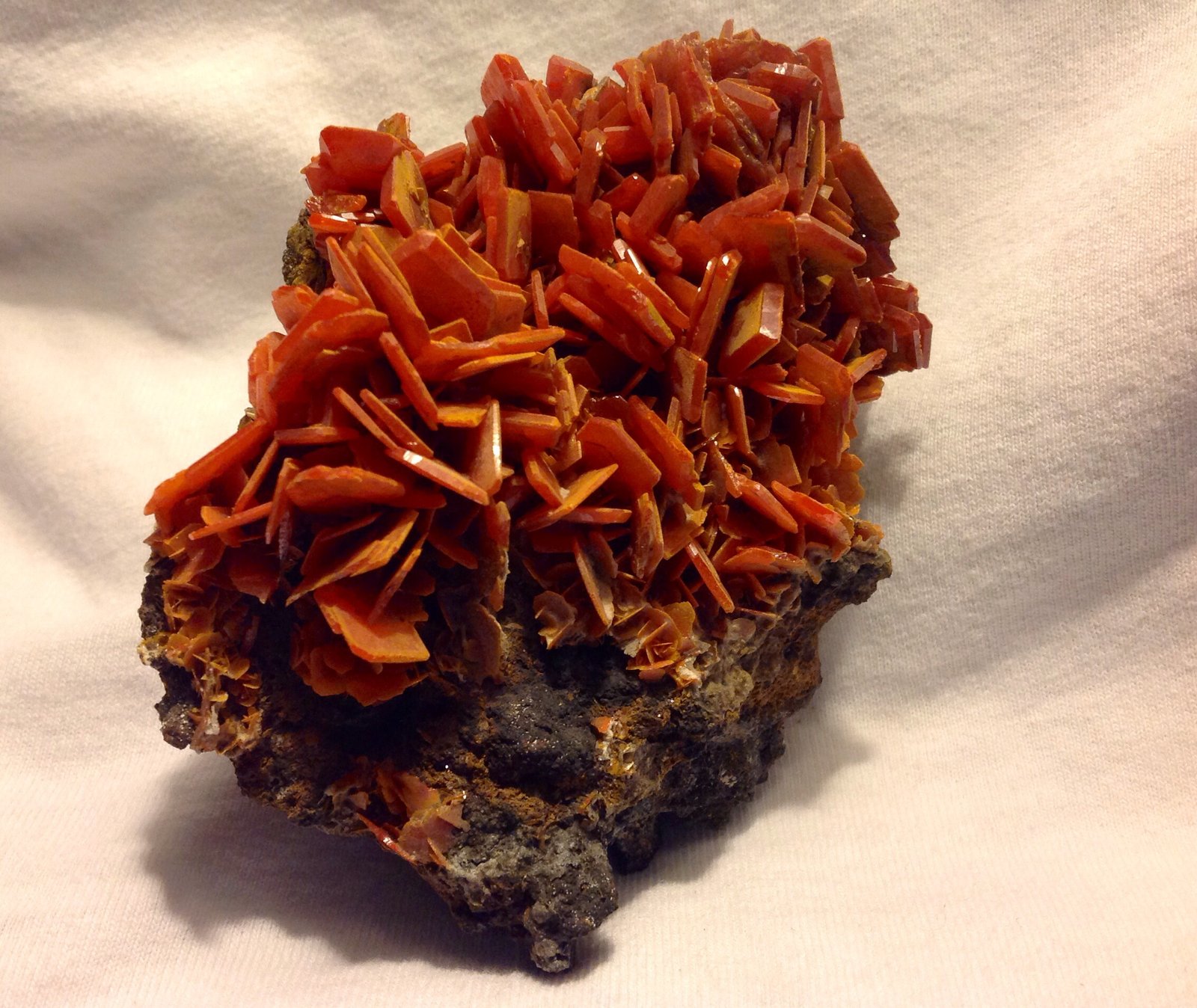 Wulfenite
11.4 x 8 cm
(Autor: JC)