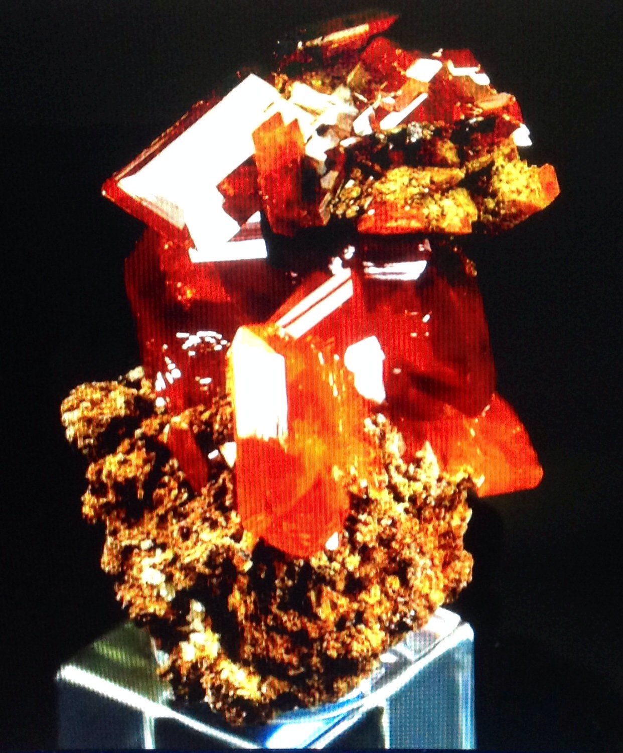 Wulfenite
2.5 x 2.1 cm
(Autor: JC)