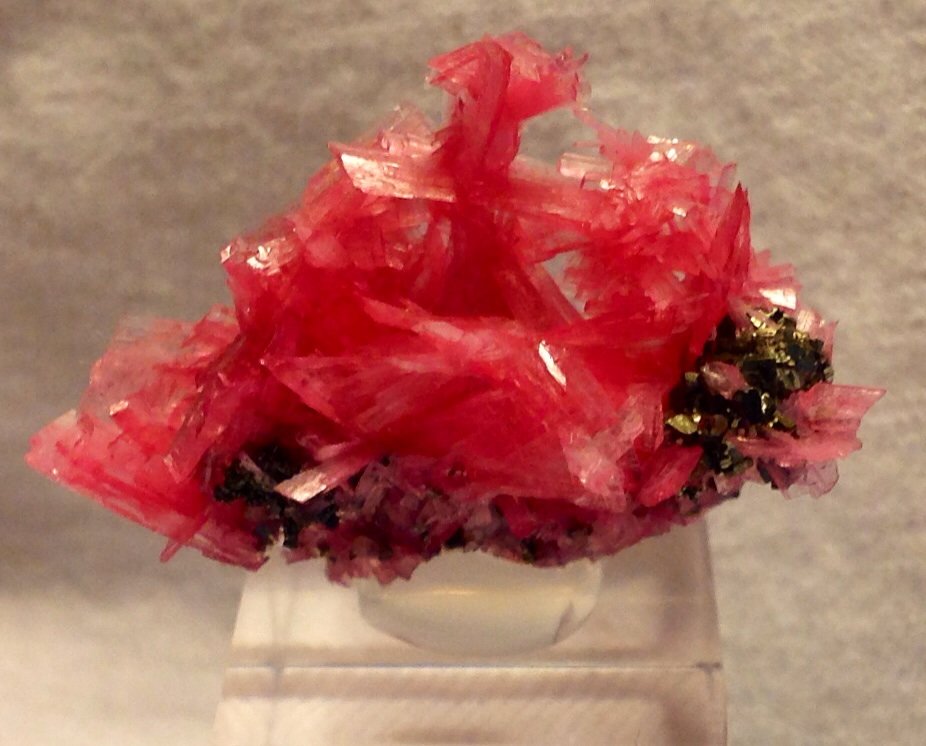 Rhodonite, Pyrite
3.3 x 2.5 cm
(Autor: JC)