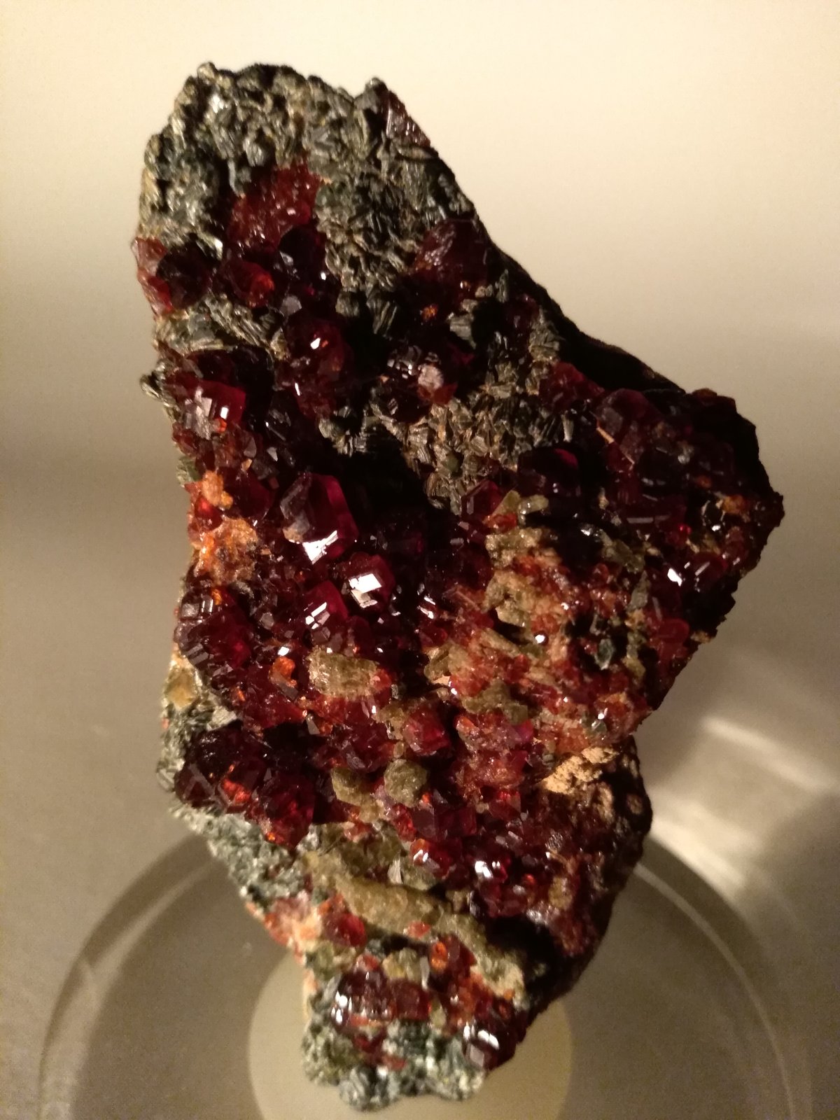Grossular, Diopside, Clinochlore
70 x 39 mm
(Autor: Sante Celiberti)