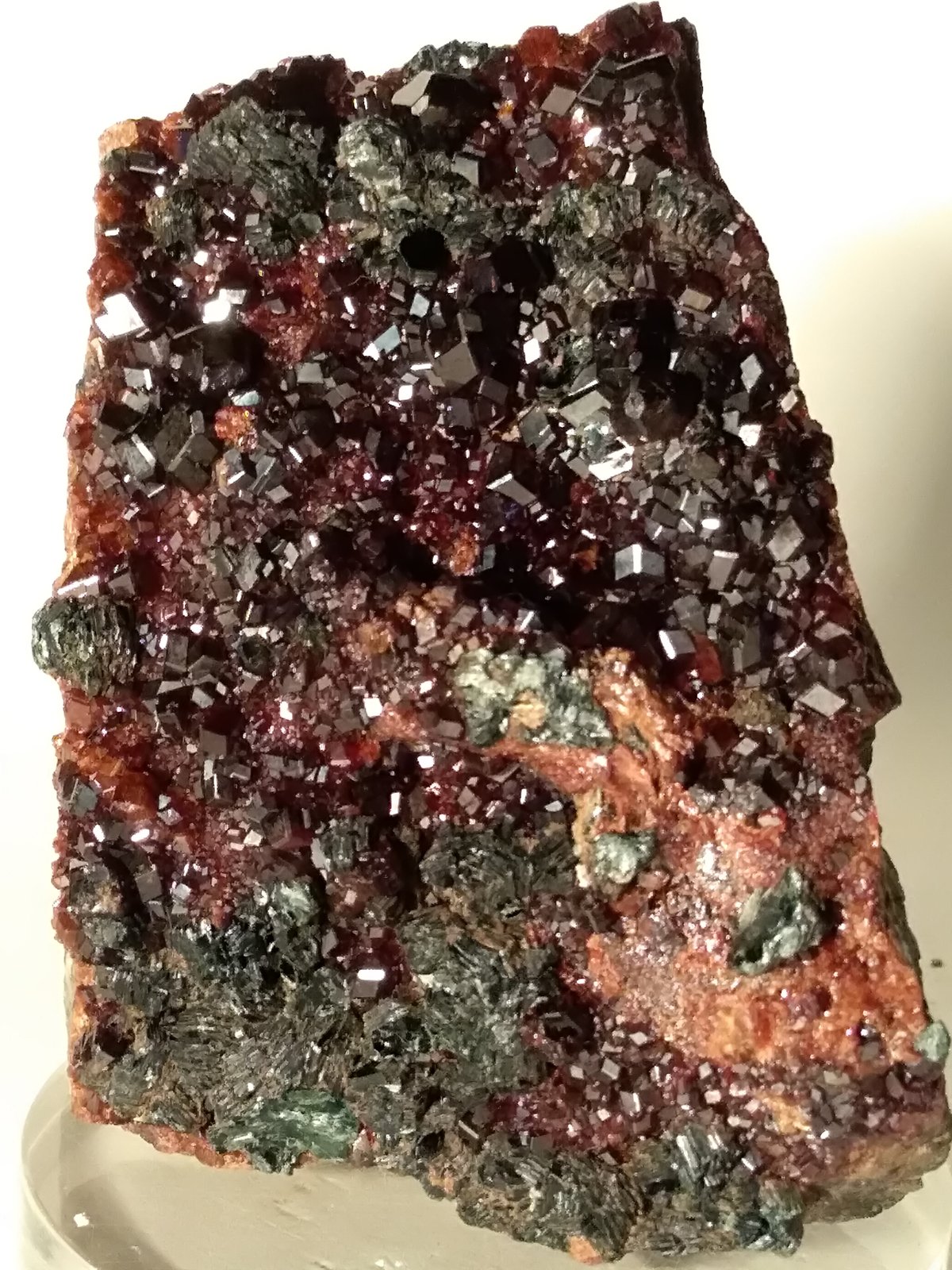 Grossular (variety hessonite), Clinochlore
77,5 x 60 mm
(Autor: Sante Celiberti)