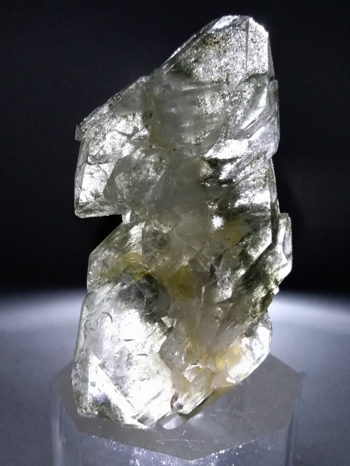 Quartz (variety faden), Chlorite (Group)
61 x 37 mm
(Autor: Sante Celiberti)
