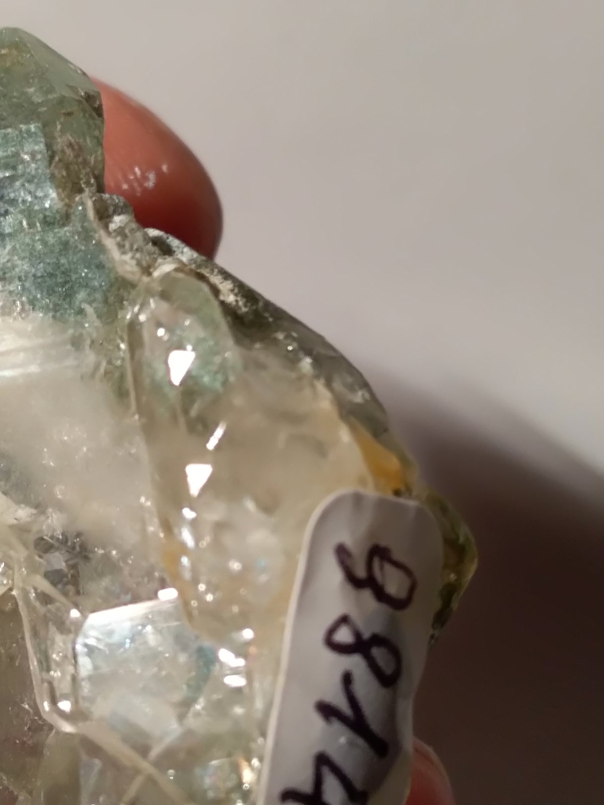 Quartz (variety faden), Chlorite (Group)
61 x 37 mm
(Autor: Sante Celiberti)