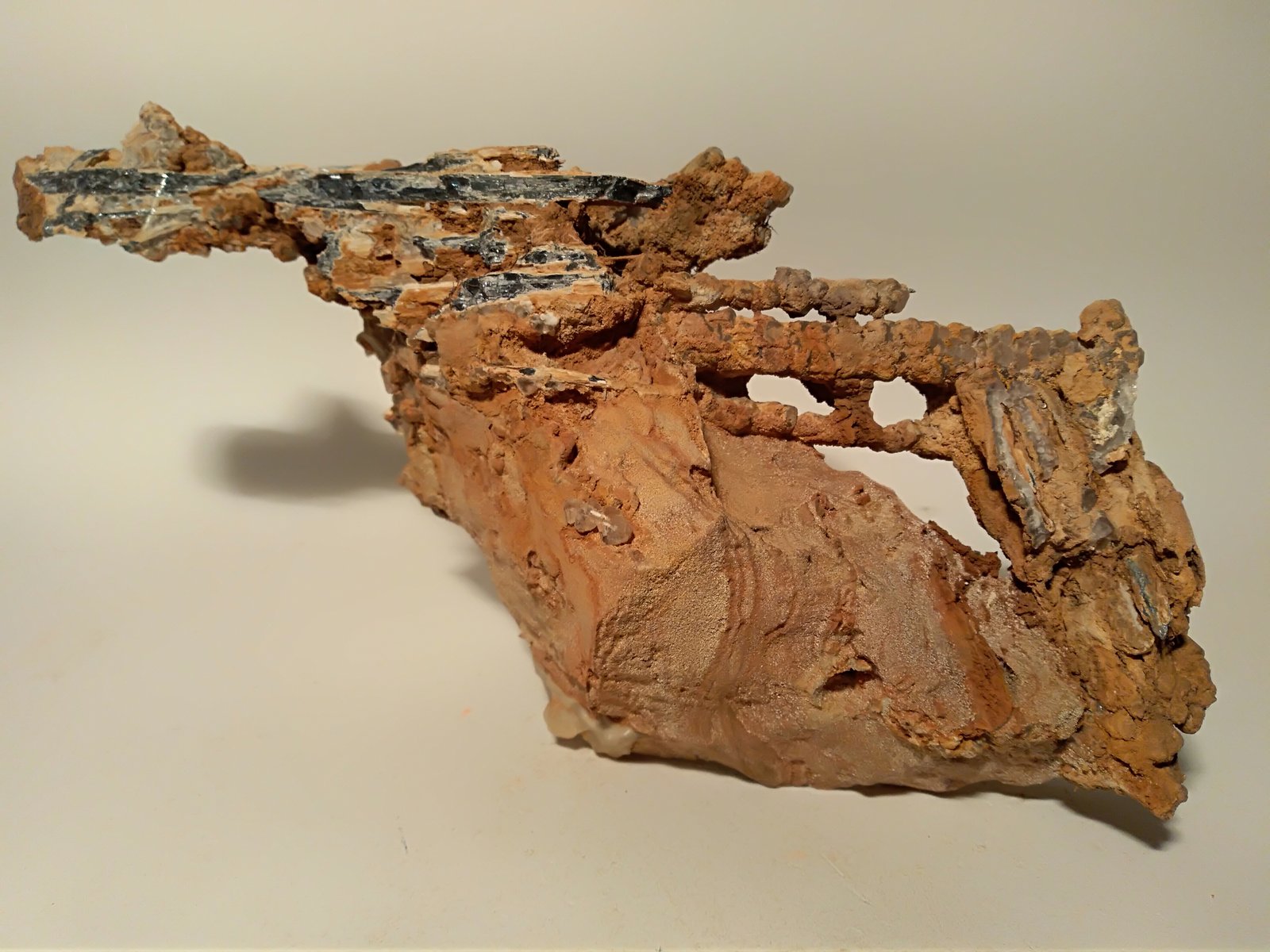 Stibnite, Fluorite
22,5 x 13 cm
(Autor: Sante Celiberti)