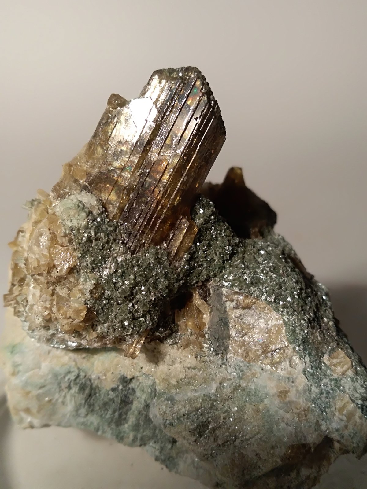 Epidote, Clinochlore
49 x 48 mm
(Autor: Sante Celiberti)