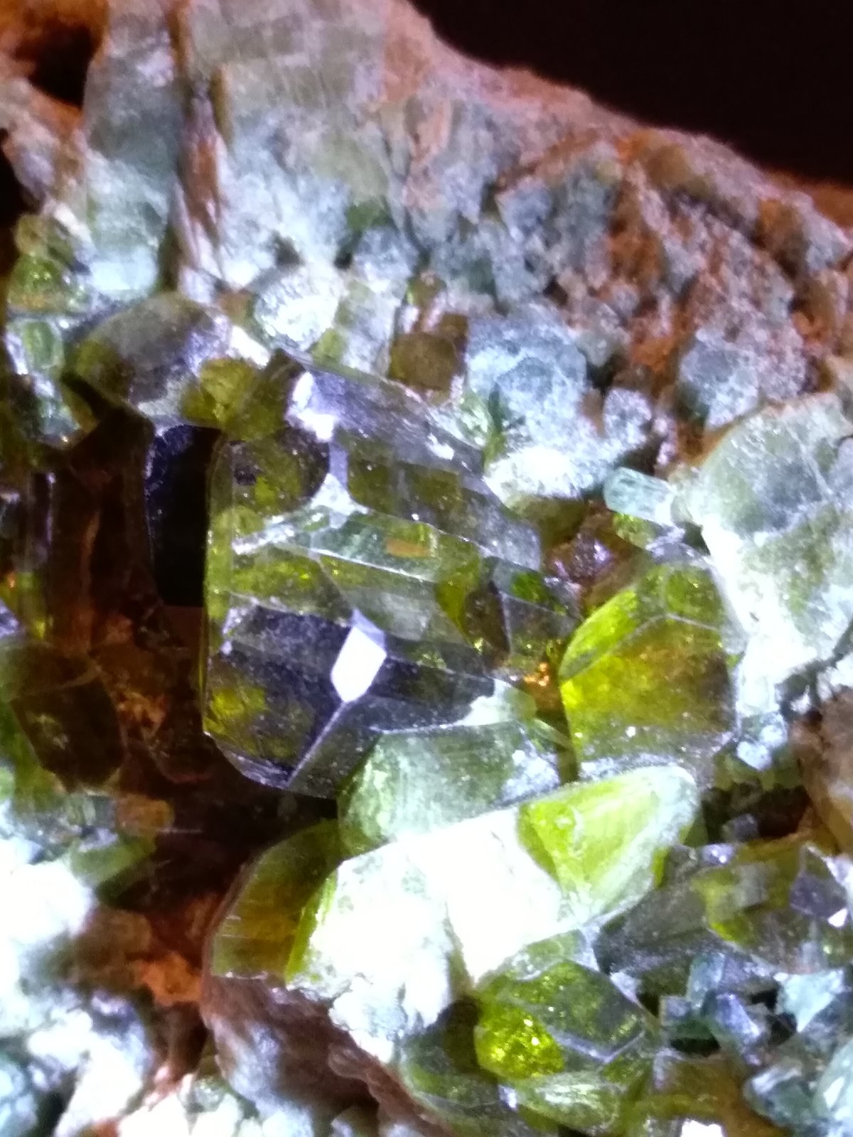 Epidote, Diopside
127 x 65 mm
(Autor: Sante Celiberti)