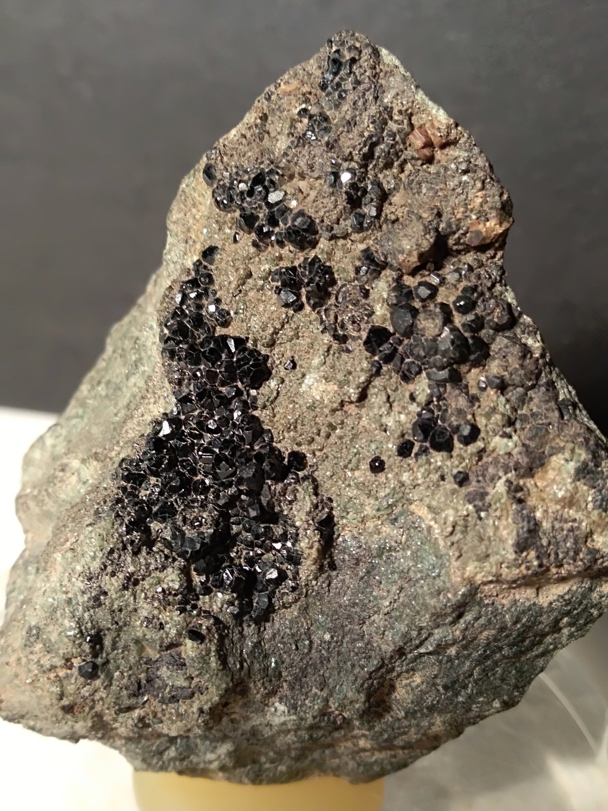 Andradite (variety melanite)
46 x 55 mm
(Autor: Sante Celiberti)