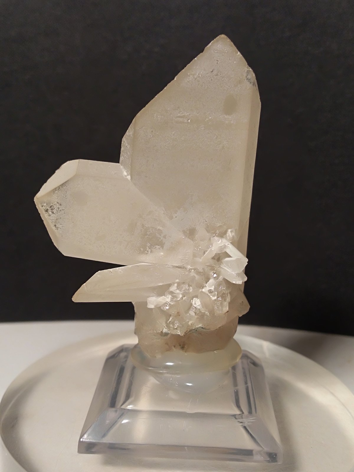 Quartz (variety japan law twin)
52 x 33 mm
(Autor: Sante Celiberti)