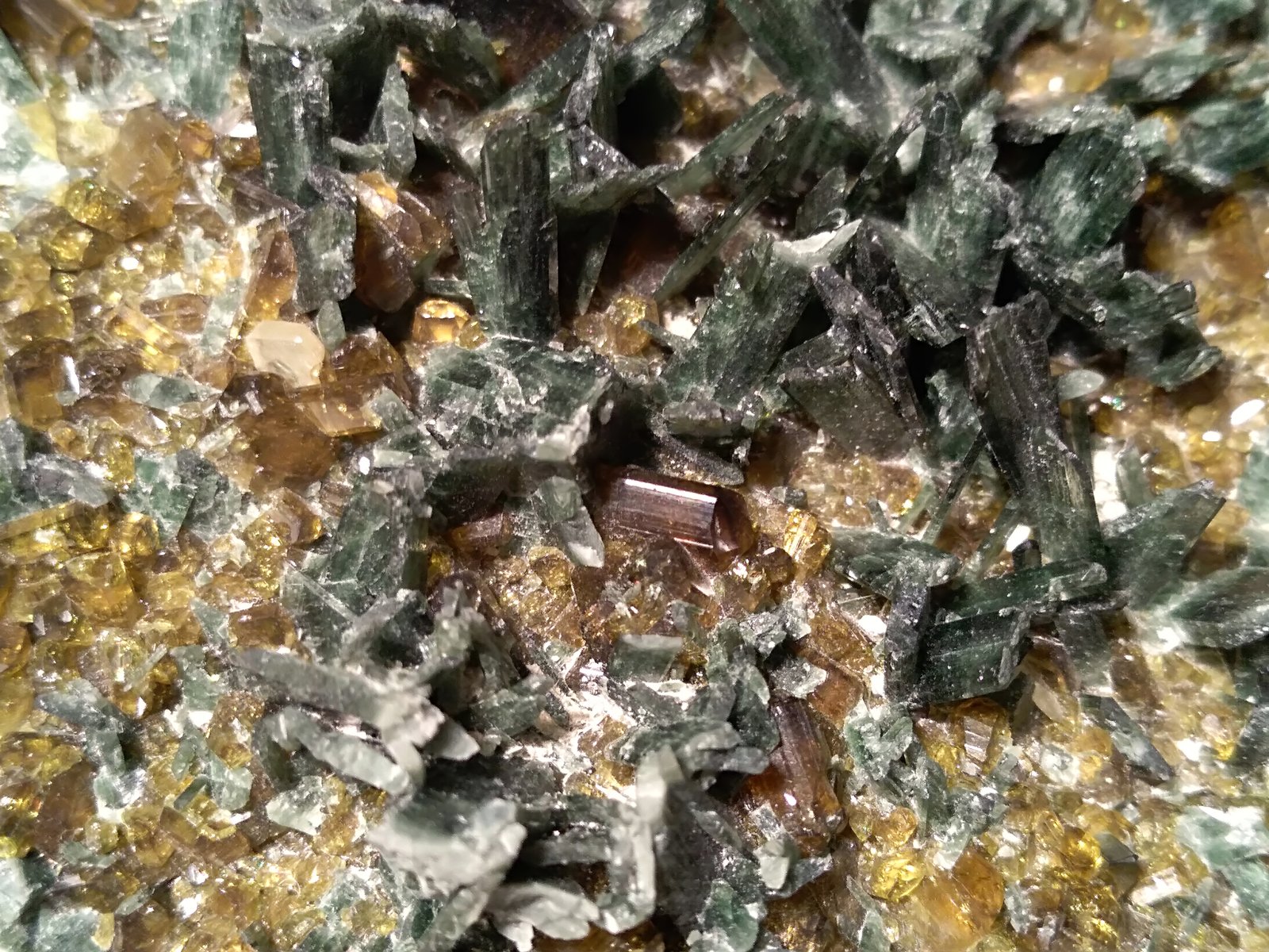 Diopside, Epidote
290 x 100 mm
(Autor: Sante Celiberti)