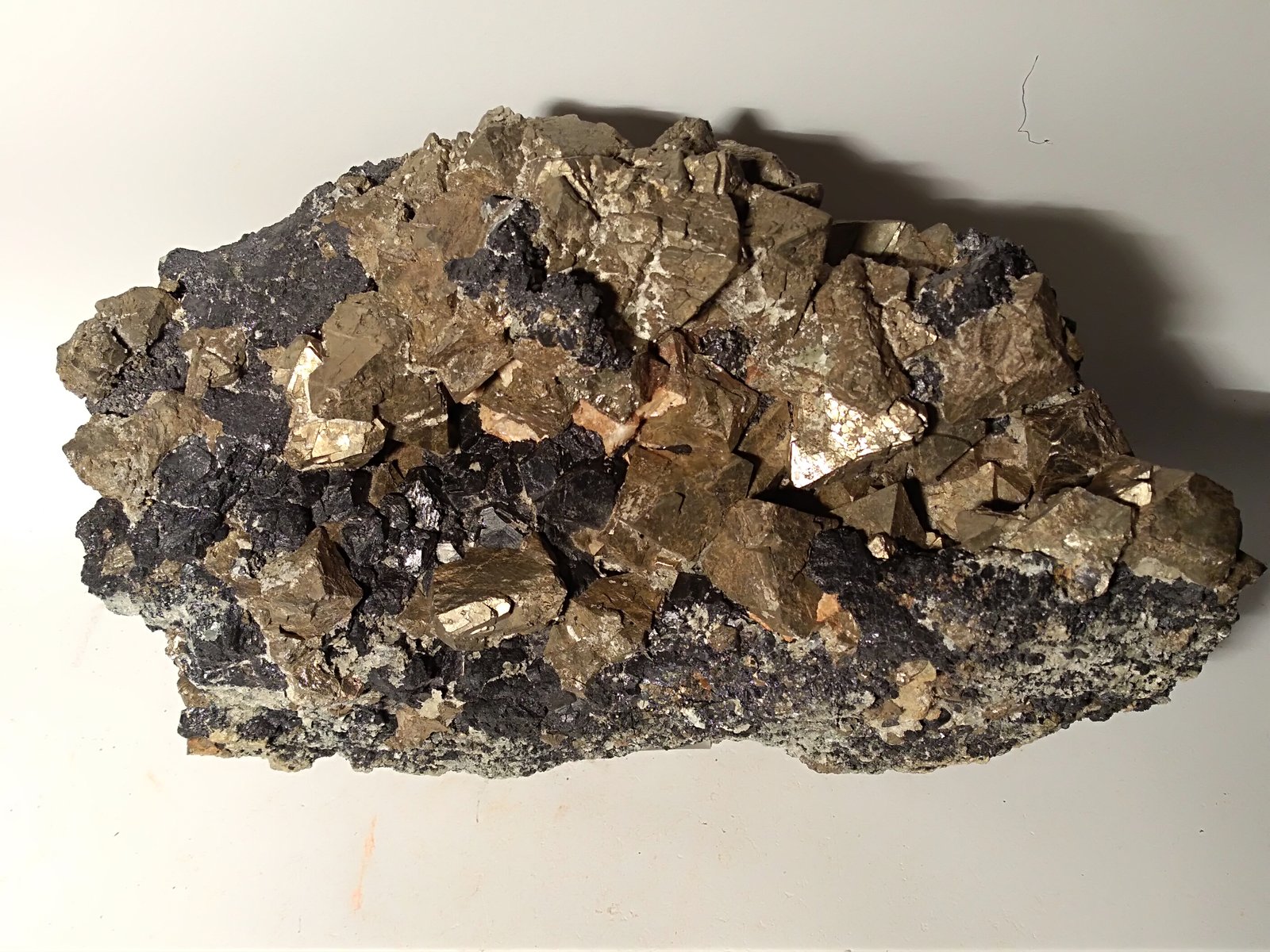Pyrite, Magnetite
240 x 140 mm
(Autor: Sante Celiberti)